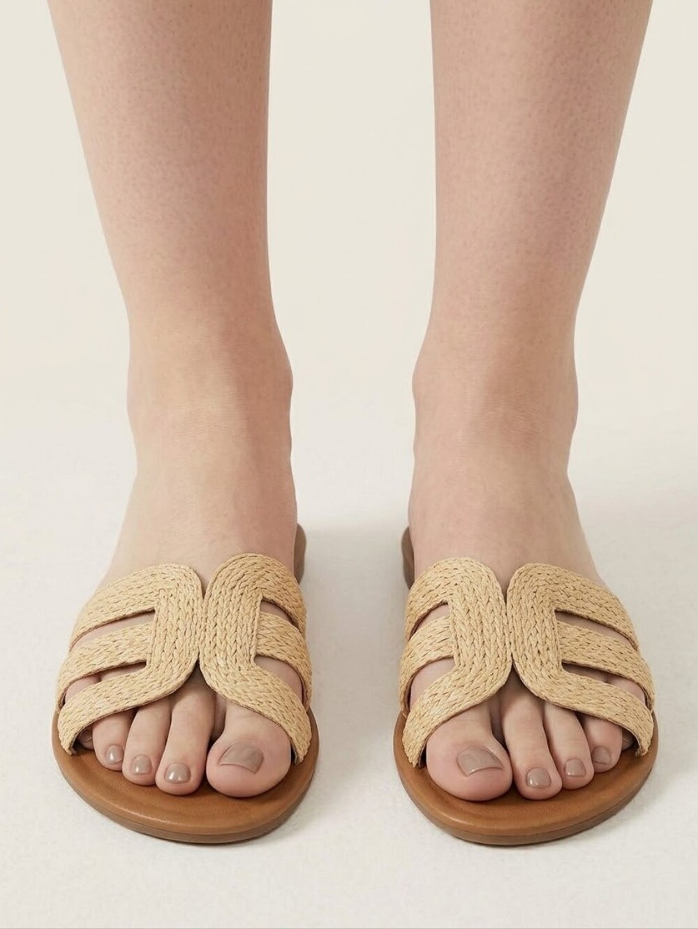 (NEW) The Drop Woven Slide Sandals – US 8